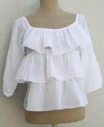 Sympathique blouse blanche Taille M, Comme neuf, Taille 38/40 (M), Ogo, Enlèvement ou Envoi