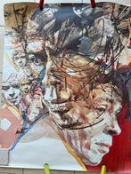Jacques Brel poster De man uit La Mancha R. Moretti, Antiek en Kunst, Ophalen