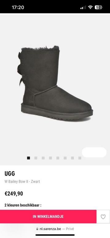 UGG Baily Bow 2 maat 39 beschikbaar voor biedingen