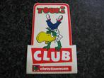 Vintage Sticker Touki Club Christiansen Speelgoedwinkel, Ophalen of Verzenden, Nieuw, Overige typen