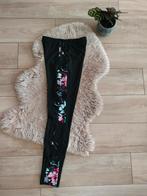 Nieuwe legging met bloemenprint - maat S, Kleding | Dames, Legging, Maat 36/38 (S), Zwart, Nieuw