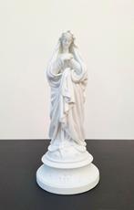 19e eeuws Frans biscuit Mariabeeld Letu & Mauger, Antiek en Kunst, Ophalen of Verzenden
