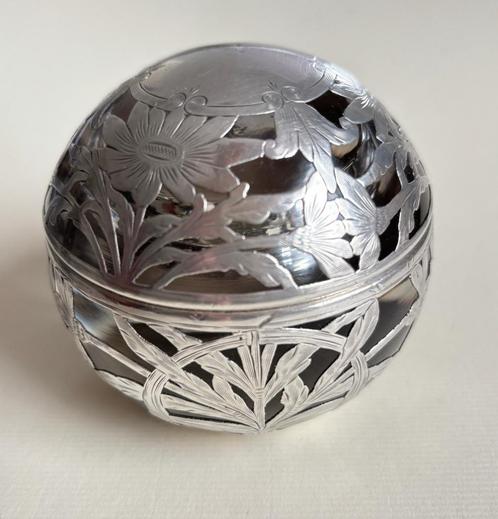 ENCRIER silver 999/1000 Art nouveau BLACK STARR & FROST 1905, Antiek en Kunst, Antiek | Zilver en Goud, Zilver, Ophalen of Verzenden