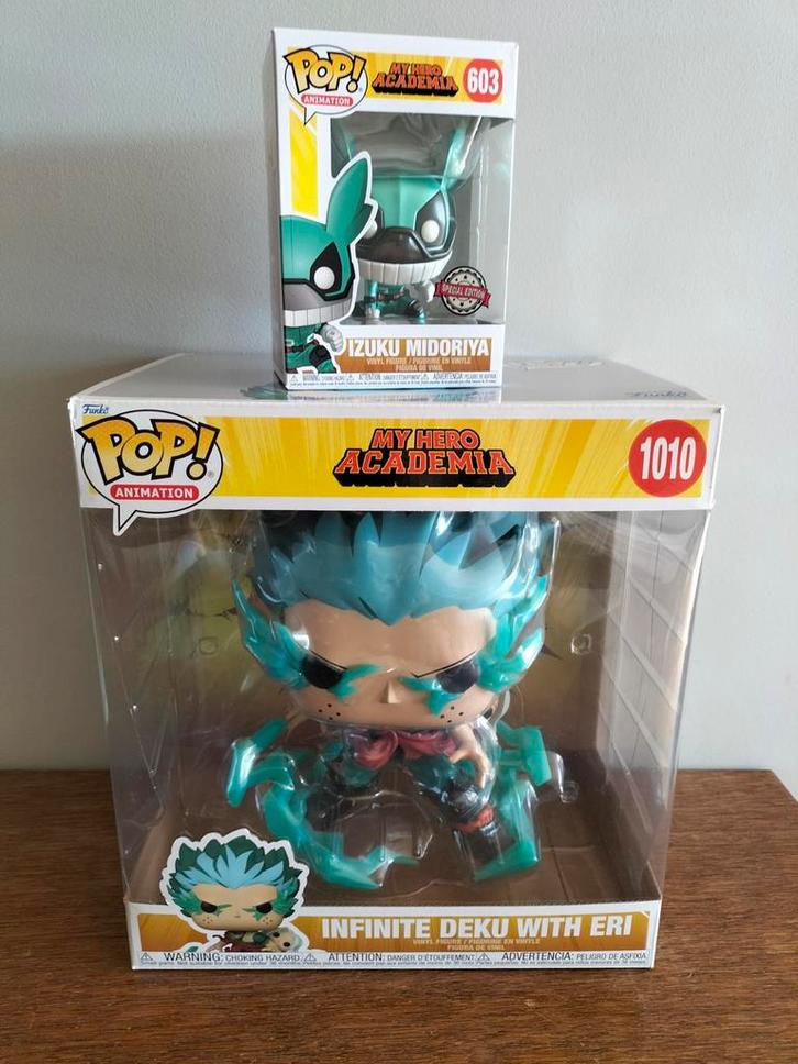 Lot de 2 figurines POP (Funko ) MY HÉRO ACADEMIA, Verzamelen, Beelden en Beeldjes, Nieuw, Overige typen, Ophalen