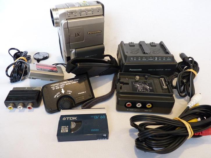 Panasonic NV - EX1EG Mini DV, acculader, stroomaccu, tas, Audio, Tv en Foto, Videocamera's Digitaal, Zo goed als nieuw, Camera