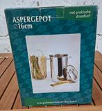 Aspergepot met praktische draadkorf, Ophalen of Verzenden, Nieuw, Inox, Pot, Bus of Blik