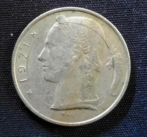 Misslag: 5 frank FR 1971 - Boudewijn I, Postzegels en Munten, Munten | België, Losse munt, Verzenden
