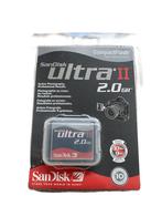 Sandisk CompactFlash ultra II 2GB, TV, Hi-fi & Vidéo, Photo | Cartes mémoire, 2 GB, Compact Flash (CF), SanDisk, Enlèvement ou Envoi