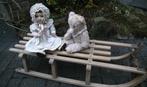 Grote houten slee DAVOS   VINTAGE, Ophalen