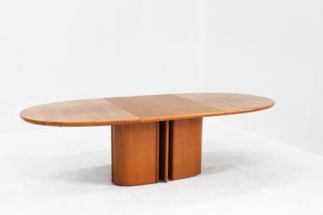 Vintage Skovby Deense uitschuifbare ovalen eettafel  beschikbaar voor biedingen