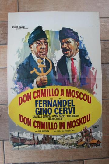 filmaffiche Fernandel Don Camillo a Moscow 1965 filmposter