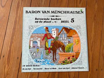 LP - Baron Van Münchhausen - boek op plaat beschikbaar voor biedingen