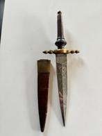 Antieke Dolk met Schede - Inscriptie "TOLEDO 1865", Antiek en Kunst, Ophalen