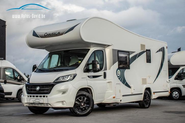 Chausson C656 VIP Fiat 2.3d 7 places/PANNEAU SOLAIRE/TV, Caravanes & Camping, Camping-cars, Entreprise, Plus de 6, Alcôve, Chausson