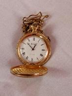 Mechanisch zakhorloge met 17 juwelen, Handtassen en Accessoires, Horloges | Antiek, Overige merken, Goud, Met ketting, Zakhorloge