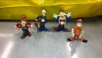 4 vintage miniatuurclowns uit de jaren 60, Verzamelen, Gebruikt
