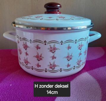 Kookpot Emaille, Enlèvement ou Envoi, Plaque céramique, Utilisé, Fonte