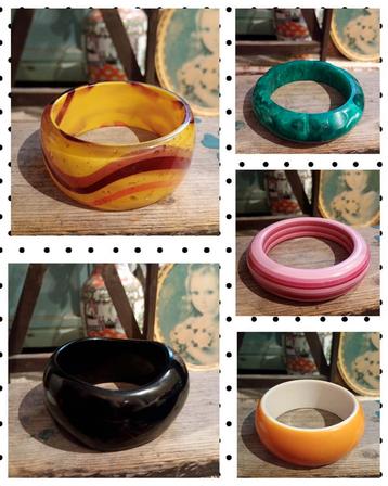 Prachtige vintage bakeliet armbanden vanaf 25 euro GETEST ! beschikbaar voor biedingen