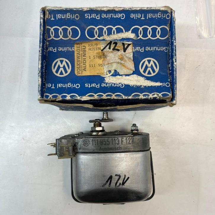 VW Kever NOS Ruitenwissermotor 68-69 12 Volt SWF, Auto diversen, Auto-accessoires, Zo goed als nieuw, Verzenden