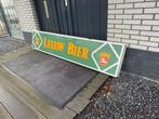 Leeuw Bier grote lichtbak plaat, Verzamelen, Ophalen, Gebruikt, Reclamebord, Plaat of Schild, Overige merken