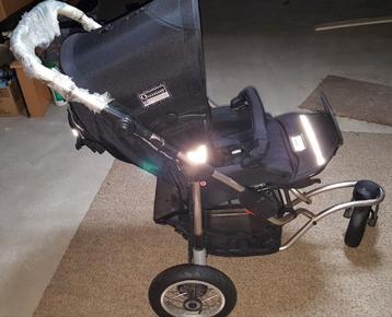 Quinny Freestyle XL Comfort 3 en 1, Poussette combi, Pneus, Enlèvement, Comme neuf
