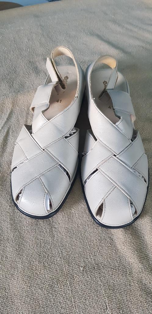 Nieuwe dames sandalen in kalfssplitleder., Kleding | Dames, Schoenen, Nieuw, Ophalen