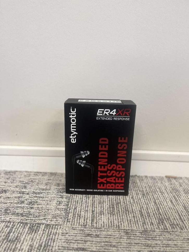 Etymotic ER4XR Extended Response Oortjes - Zwart, Audio, Tv en Foto, Hoofdtelefoons