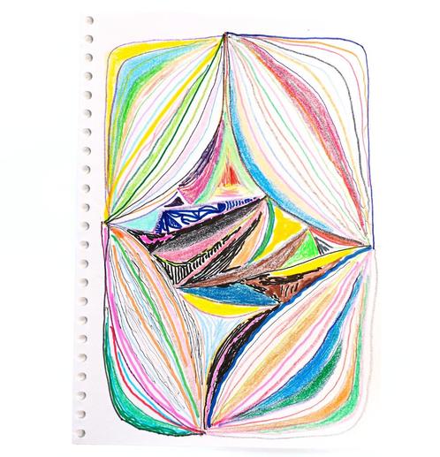 Peter Green (Fleetwood Mac) Psychedelic Drawing Artwork, Antiek en Kunst, Kunst | Schilderijen | Modern, Ophalen of Verzenden