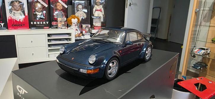 Porsche	911 964 TURBO S 3.3 COUPE 1/18 Gt-Spirit, Hobby en Vrije tijd, Modelauto's | 1:18, Zo goed als nieuw, Auto, Overige merken