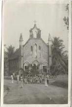 R.K. KERK  INDIA FOTO 1953 KAKAMOELA  nr BERGHEM 1021, Verzenden, Zo goed als nieuw, Kaart of Prent, Christendom | Katholiek
