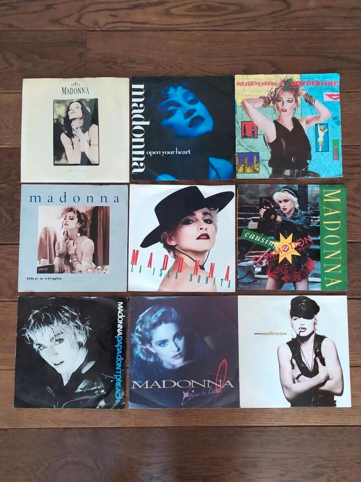 Lotje 45 T vinyl(7 inch) Madonna, Cd's en Dvd's, Vinyl | Pop, Gebruikt, 1980 tot 2000, Overige formaten, Ophalen of Verzenden