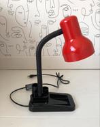 vintage bureaulamp met pennenbak jaren 70, Antiek en Kunst, Antiek | Verlichting, Ophalen of Verzenden