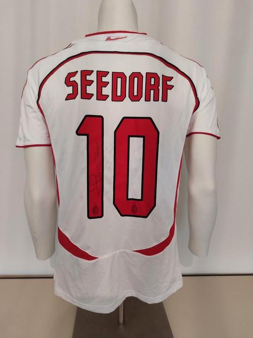 Maillot de football signé de l'AC Milan par Seedorf avec COA, Collections, Articles de Sport & Football, Neuf, Maillot, Enlèvement ou Envoi