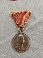 Medaille Oostenrijk Carolvs zilveren, Verzamelen, Militaria | Algemeen, Ophalen of Verzenden