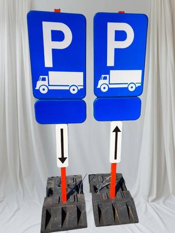 Panneaux de stationnement E9C pour camions à vendre, Enlèvement ou Envoi