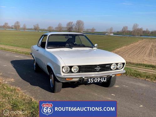 Opel Manta 1600S Semi Luxe Coupé 1972 | Route 66 Auctions, Auto's, Oldtimers, Bedrijf, Te koop, Opel, Benzine, Overige carrosserie