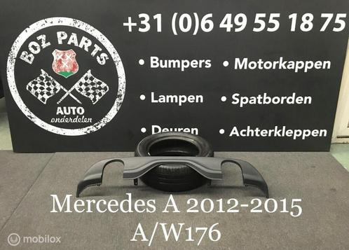 Mercedes A klasse achterbumper diffuser onderlip 2012-2015, Auto-onderdelen, Carrosserie, Gebruikt, Ophalen of Verzenden
