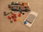 Mobilhome Camping car Family Fun Playmobil 70088, Enfants & Bébés, Enlèvement, Comme neuf, Ensemble complet
