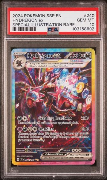 Pokémon : Hydreigon ex - SSPen - 240/191 - PSA 10 beschikbaar voor biedingen