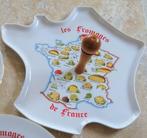 Serveerschotel voor kaas, kaart Frankrijk. Porselein Revol, Overige typen, Overige stijlen, Gebruikt, Ophalen of Verzenden