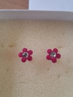Boucles d'oreilles à fleurs roses, Enlèvement ou Envoi, Utilisé, Rose, Boucles d'oreilles