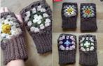 Handmade handschoenen granny square, Kleding | Dames, Mutsen, Sjaals en Handschoenen, Handschoenen, Verzenden