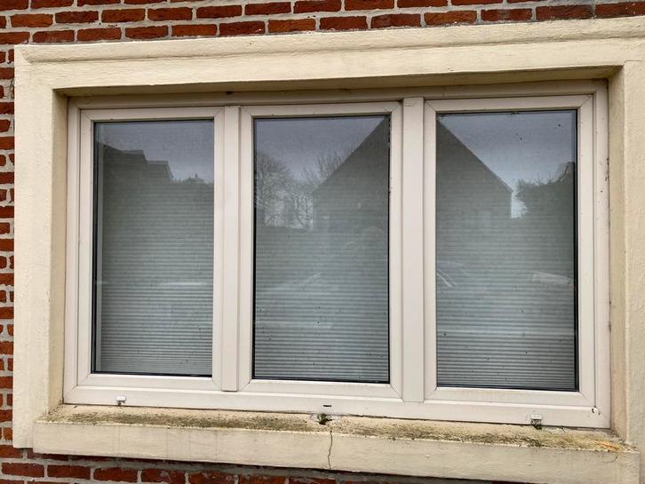 Pvc ramen van 2015 met goed isolerend glas, Bricolage & Construction, Vitres, Châssis & Fenêtres, Utilisé, Fenêtre de façade ou Vitre