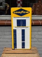 GoodYear banden emaille reclamebord, Verzamelen, Ophalen, Gebruikt, Reclamebord