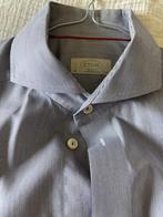 Hemd Eton maat 40, Blauw, Eton, Gedragen, Halswijdte 39/40 (M)