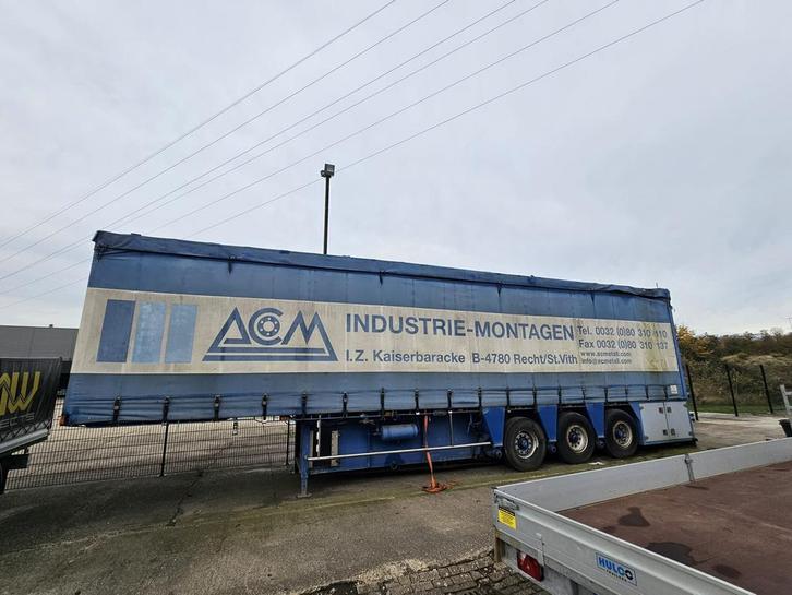 Schuif zeil oplegger diep lader voor zware lading, Auto's, Vrachtwagens, Particulier, Ophalen