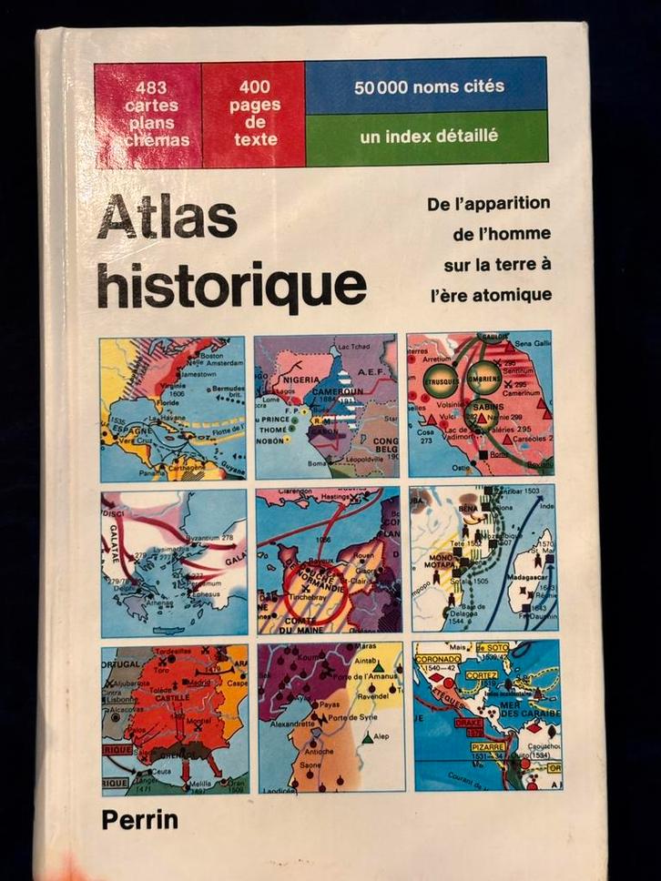 Atlas Historique Perrin, Boeken, Encyclopedieën, Gelezen, Ophalen of Verzenden