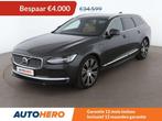 Volvo V90 2.0 T8 Plug-in Hybrid Inscription AWD (bj 2020), Auto's, Automaat, 1969 cc, Leder, Bruin