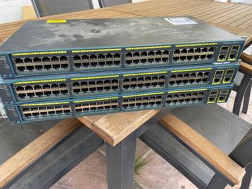 3 unités Cisco Catalyst 2960-48S 10-100 + SFP 48 Ethernet 10, Enlèvement