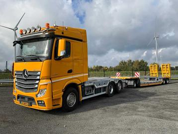 2014 Mercedes-Benz Actros 2563 EURO6 Oprijwagen Met Dieplade beschikbaar voor biedingen
